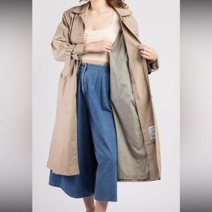 Vintage Misty Harbor Trench Coat | Women’s Classic Belted Raincoat Size 10